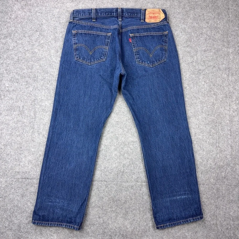 VTG Levi's Jeans Men 40x30 Blue 501 Original Straight Leg Button Fly Denim Pants